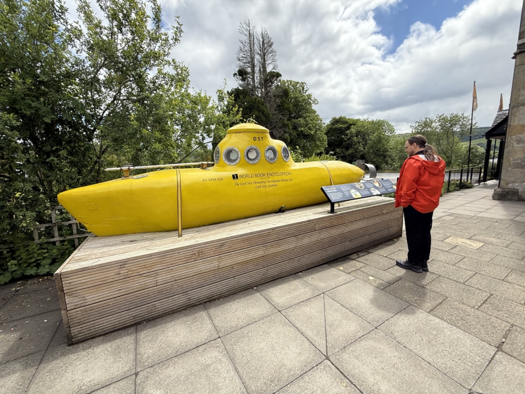 Bright yellow submarine